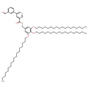874975-22-1  3-Pyridinecarboxylic acid, 5-(3-formylphenyl)-,[3,4,5-tris(octadecyloxy)phenyl]methyl ester