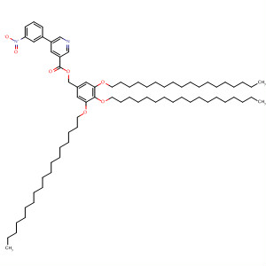 874975-24-3  3-Pyridinecarboxylic acid, 5-(3-nitrophenyl)-,[3,4,5-tris(octadecyloxy)phenyl]methyl ester