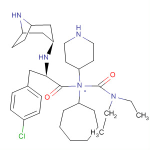 874985-52-1  4-Piperidinamine,1-[(2R)-2-[(3-endo)-8-azabicyclo[3.2.1]oct-3-ylamino]-3-(4-chlorophenyl)-1-oxopropyl]-N-cycloheptyl-N-[(diethylamino)carbonyl]-