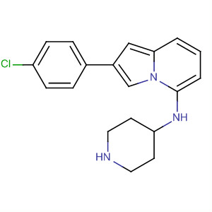 875056-88-5  4-Piperidinamine, 1-[2-(4-chlorophenyl)-5-indolizinyl]-