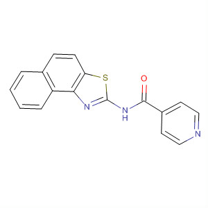 875120-52-8  4-Pyridinecarboxamide, N-naphtho[1,2-d]thiazol-2-yl-