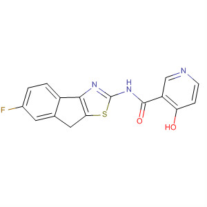 875120-63-1  3-Pyridinecarboxamide,N-(6-fluoro-8H-indeno[1,2-d]thiazol-2-yl)-4-hydroxy-