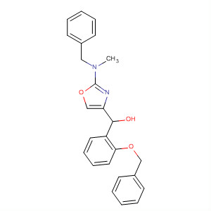 875120-85-7  4-Oxazolemethanol,2-[methyl(phenylmethyl)amino]-a-[2-(phenylmethoxy)phenyl]-