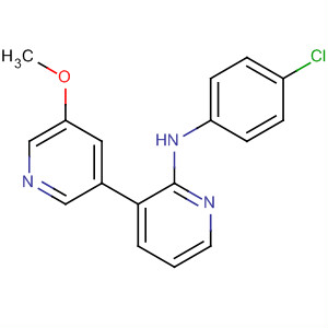 875146-37-5  [3,3'-Bipyridin]-5-amine, N-(4-chlorophenyl)-5'-methoxy-