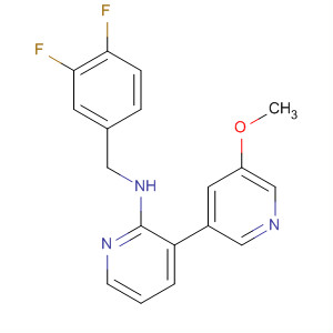 875146-42-2  [3,3'-Bipyridin]-5-amine, N-[(3,4-difluorophenyl)methyl]-5'-methoxy-