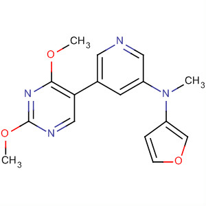 875146-63-7 3-Pyridinamine, 5-(2,4-dimethoxy-5-pyrimidinyl)-N-3-furanyl-N-methyl-