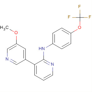 875146-74-0  [3,3'-Bipyridin]-5-amine, 5'-methoxy-N-[4-(trifluoromethoxy)phenyl]-
