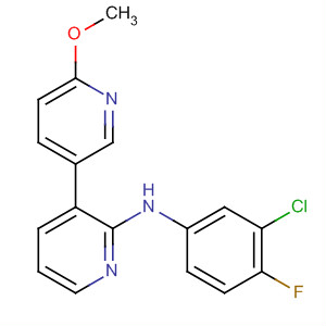 875146-99-9  [3,3'-Bipyridin]-5-amine, N-(3-chloro-4-fluorophenyl)-6'-methoxy-
