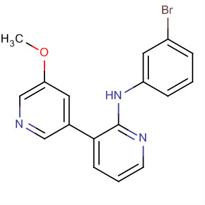 875147-08-3  [3,3'-Bipyridin]-5-amine, N-(3-bromophenyl)-5'-methoxy-