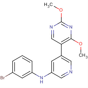875147-13-0  3-Pyridinamine, N-(3-bromophenyl)-5-(2,4-dimethoxy-5-pyrimidinyl)-