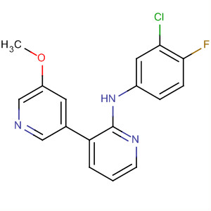 875147-45-8  [3,3'-Bipyridin]-5-amine, N-(3-chloro-4-fluorophenyl)-5'-methoxy-
