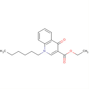 875148-75-7  3-Quinolinecarboxylic acid, 1-hexyl-1,4-dihydro-4-oxo-, ethyl ester