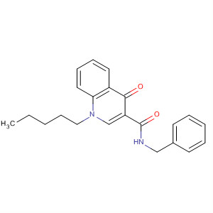 875148-84-8  3-Quinolinecarboxamide, 1,4-dihydro-4-oxo-1-pentyl-N-(phenylmethyl)-