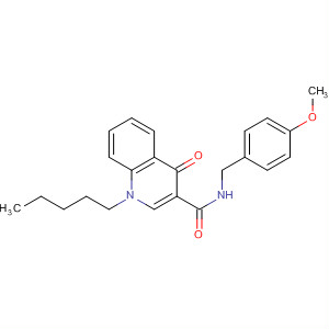 875148-86-0  3-Quinolinecarboxamide,1,4-dihydro-N-[(4-methoxyphenyl)methyl]-4-oxo-1-pentyl-