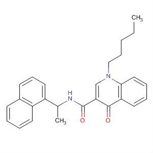 875149-00-1  3-Quinolinecarboxamide,1,4-dihydro-N-[1-(1-naphthalenyl)ethyl]-4-oxo-1-pentyl-