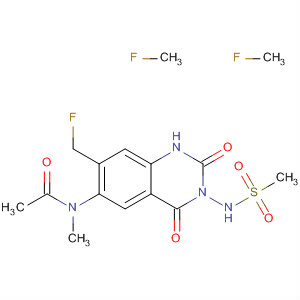 875154-84-0  Acetamide,N-methyl-N-[1,2,3,4-tetrahydro-3-[(methylsulfonyl)amino]-2,4-dioxo-7-(trifluoromethyl)-6-quinazolinyl]-