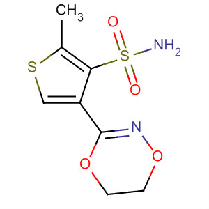875208-67-6  3-Thiophenesulfonamide, 4-(5,6-dihydro-1,4,2-dioxazin-3-yl)-2-methyl-
