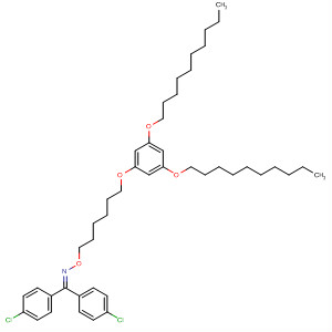 875210-98-3  Methanone, bis(4-chlorophenyl)-,O-[6-[3,5-bis(decyloxy)phenoxy]hexyl]oxime