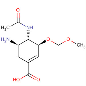 873925-59-8  1-Cyclohexene-1-carboxylic acid,4-(acetylamino)-5-amino-3-(methoxymethoxy)-, (3S,4S,5R)-