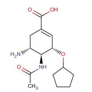 873925-64-5  1-Cyclohexene-1-carboxylic acid,4-(acetylamino)-5-amino-3-(cyclopentyloxy)-, (3S,4S,5R)-
