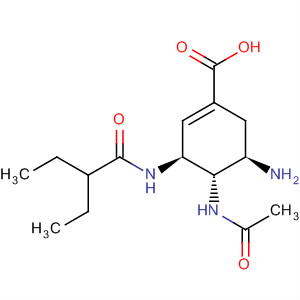 873926-67-1  1-Cyclohexene-1-carboxylic acid,4-(acetylamino)-5-amino-3-[(2-ethyl-1-oxobutyl)amino]-, (3S,4S,5R)-