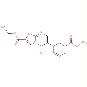 873935-82-1  5H-Thiazolo[3,2-a]pyrimidine-2-carboxylic acid,6-[5-(methoxycarbonyl)-2-cyclohexen-1-yl]-5-oxo-, ethyl ester
