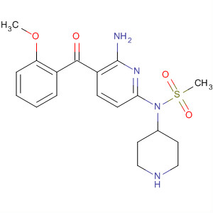 873936-59-5  4-Piperidinamine,N-[6-amino-5-(2-methoxybenzoyl)-2-pyridinyl]-1-(methylsulfonyl)-