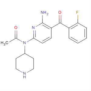873936-64-2  4-Piperidinamine, 1-acetyl-N-[6-amino-5-(2-fluorobenzoyl)-2-pyridinyl]-