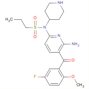 873936-74-4  4-Piperidinamine,N-[6-amino-5-(5-fluoro-2-methoxybenzoyl)-2-pyridinyl]-1-(propylsulfonyl)-