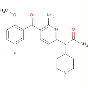 873936-80-2  4-Piperidinamine,1-acetyl-N-[6-amino-5-(5-fluoro-2-methoxybenzoyl)-2-pyridinyl]-