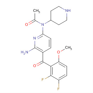 873936-90-4  4-Piperidinamine,1-acetyl-N-[6-amino-5-(2,3-difluoro-6-methoxybenzoyl)-2-pyridinyl]-