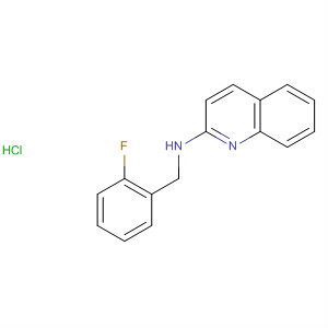 873959-04-7  2-Quinolinamine, N-[(2-fluorophenyl)methyl]-, monohydrochloride