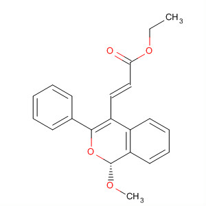 873982-62-8  2-Propenoic acid, 3-[(1R)-1-methoxy-3-phenyl-1H-2-benzopyran-4-yl]-,ethyl ester, (2E)-