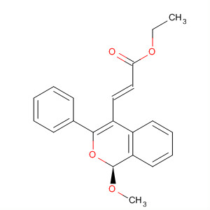 873982-65-1  2-Propenoic acid, 3-[(1S)-1-methoxy-3-phenyl-1H-2-benzopyran-4-yl]-,ethyl ester, (2E)-