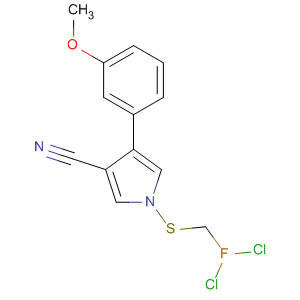 87400-61-1  1H-Pyrrole-3-carbonitrile,1-[(dichlorofluoromethyl)thio]-4-(3-methoxyphenyl)-