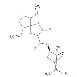 874015-41-5  1-Oxaspiro[4.4]nonane-3-carboxylic acid, 6,9-diethenyl-2-oxo-,(1S,2R,4S)-1,7,7-trimethylbicyclo[2.2.1]hept-2-yl ester, (6S,9S)-