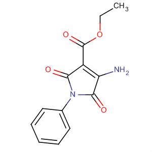 87406-61-9  1H-Pyrrole-3-carboxylic acid, 4-amino-2,5-dihydro-2,5-dioxo-1-phenyl-,ethyl ester