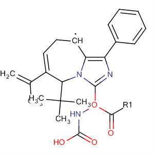 874097-13-9  Carbamic acid,[8,9-dihydro-6-(1-methylethenyl)-1-phenyl-5H-imidazo[1,5-a]azepin-9-yl]-, 1,1-dimethylethyl ester