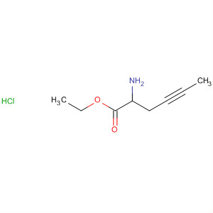874097-17-3  4-Hexynoic acid, 2-amino-, ethyl ester, hydrochloride 874097-17-3  4-Hexynoic acid, 2-amino-, ethyl ester, hydrochloride