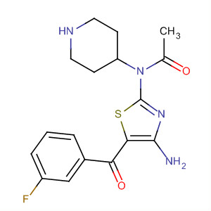 874114-55-3  4-Piperidinamine, 1-acetyl-N-[4-amino-5-(3-fluorobenzoyl)-2-thiazolyl]-
