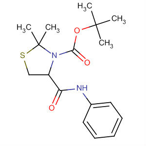 874115-59-0  3-Thiazolidinecarboxylic acid, 2,2-dimethyl-4-[(phenylamino)carbonyl]-,1,1-dimethylethyl ester, (4R)-