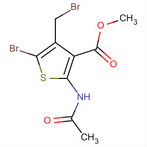 874116-68-4  3-Thiophenecarboxylic acid,2-(acetylamino)-5-bromo-4-(bromomethyl)-, methyl ester