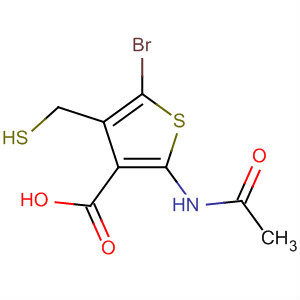 874116-78-6  3-Thiophenecarboxylic acid,2-(acetylamino)-5-bromo-4-(mercaptomethyl)-
