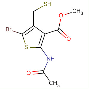 874116-82-2  3-Thiophenecarboxylic acid,2-(acetylamino)-5-bromo-4-(mercaptomethyl)-, methyl ester