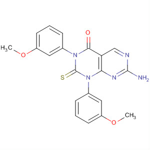 874118-51-1  Pyrimido[4,5-d]pyrimidin-4(1H)-one,7-amino-2,3-dihydro-1,3-bis(3-methoxyphenyl)-2-thioxo-
