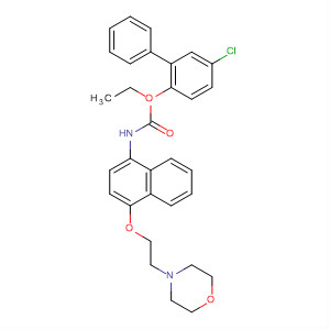 874135-49-6  [1,1'-Biphenyl]-3-carboxamide,5'-chloro-2'-ethoxy-N-[4-[2-(4-morpholinyl)ethoxy]-1-naphthalenyl]-