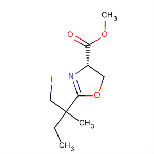 874135-85-0  4-Oxazolecarboxylic acid,4,5-dihydro-2-[1-(iodomethyl)-1-methylpropyl]-, methyl ester, (4S)-