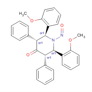 874143-13-2  4-Piperidinone, 2,6-bis(2-methoxyphenyl)-1-nitroso-3,5-diphenyl-,(2R,3S,5R,6S)-rel- 874143-13-2  4-Piperidinone, 2,6-bis(2-methoxyphenyl)-1-nitroso-3,5-diphenyl-,(2R,3S,5R,6S)-rel-