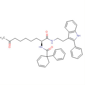874154-78-6  [1,1'-Biphenyl]-2-carboxamide,N-[(1S)-7-oxo-1-[[[2-(2-phenyl-1H-indol-3-yl)ethyl]amino]carbonyl]octyl]-
