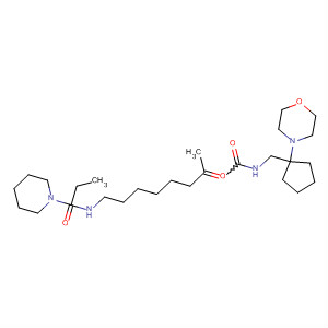 874157-68-3  1-Piperidinepropanamide,N-[(1S)-1-[[[[1-(4-morpholinyl)cyclopentyl]methyl]amino]carbonyl]-7-oxooctyl]-